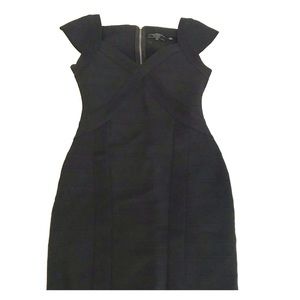 Black bodycon dress